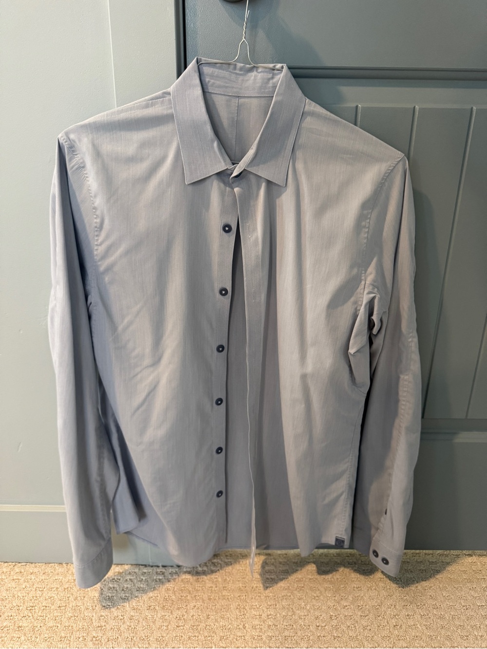 Lululemon Commission Button Down Long Sleeve, Medium